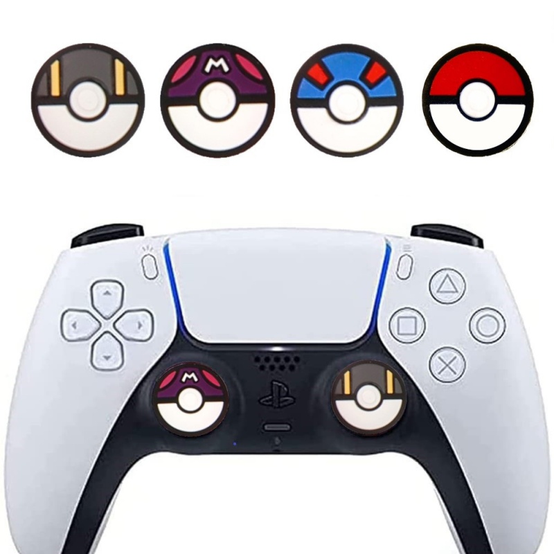 Retro Gaming Xbox One - 4 adet/grup Pokemon Poke Topu Başparmak