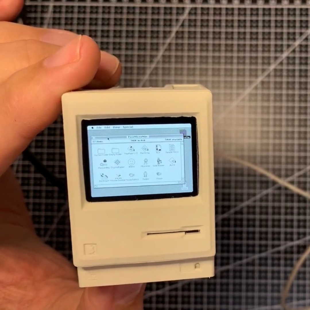 Retro Gaming Corps - Retro Macintosh Mini Bilgisayar - Nostaljik