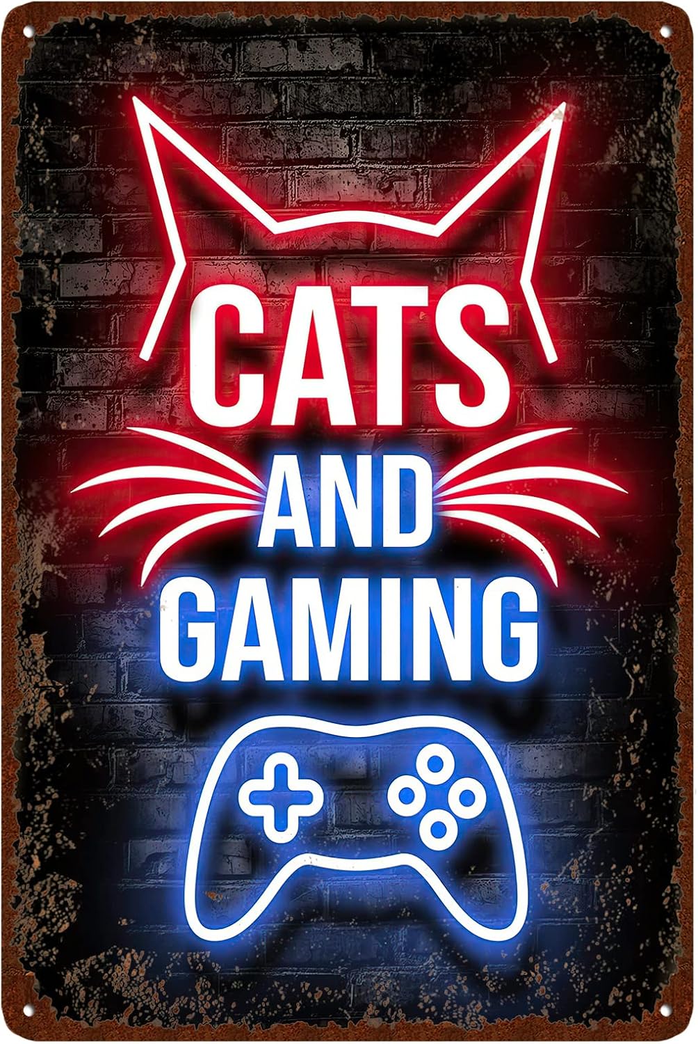 Retro Gaming Gameboy - Vintage Oyun Odası Metal Tabela Retro