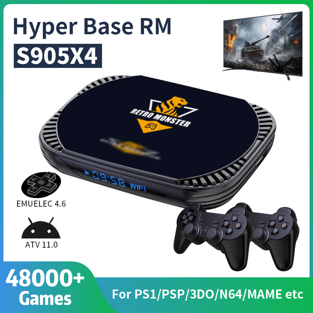 Retro Gaming Tv Box - Retro Video Oyun Konsolu 70+Emülatörler PS1/PSP/N64/DC/SS/MAME