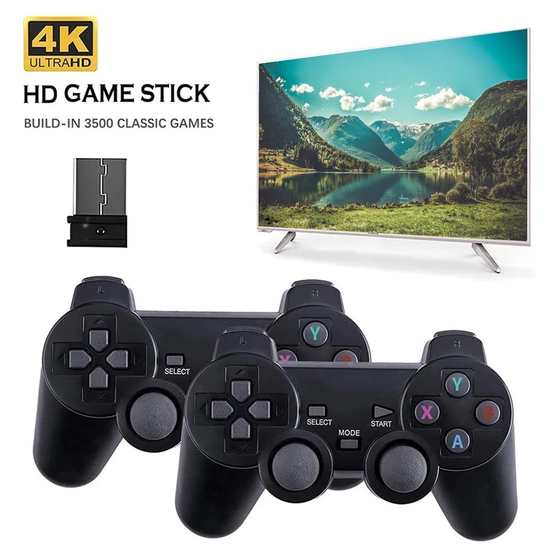 Retro Gaming Tv Box - Gecikmesiz 2.4G Kablosuz Oyun Kumandası Tak