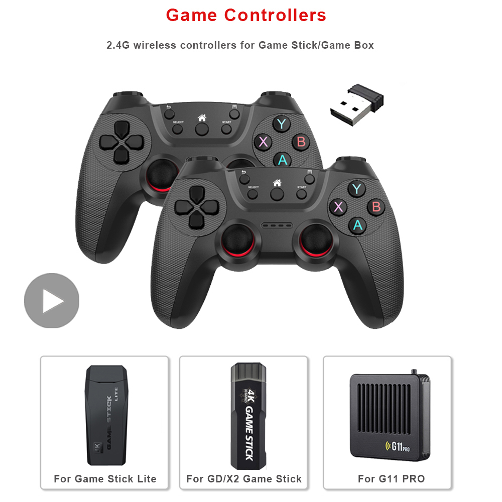 Retro Gaming Tv Box - Kablosuz Oyun Kumandası Oyun Kontrol Cihazı