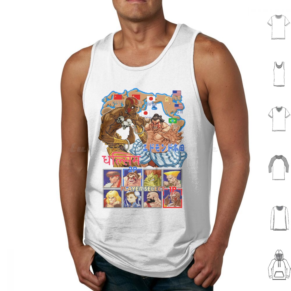 Retro Gaming Gamestop - Tank Üstleri'ne Saygı Yazdırın Pamuklu Ryu