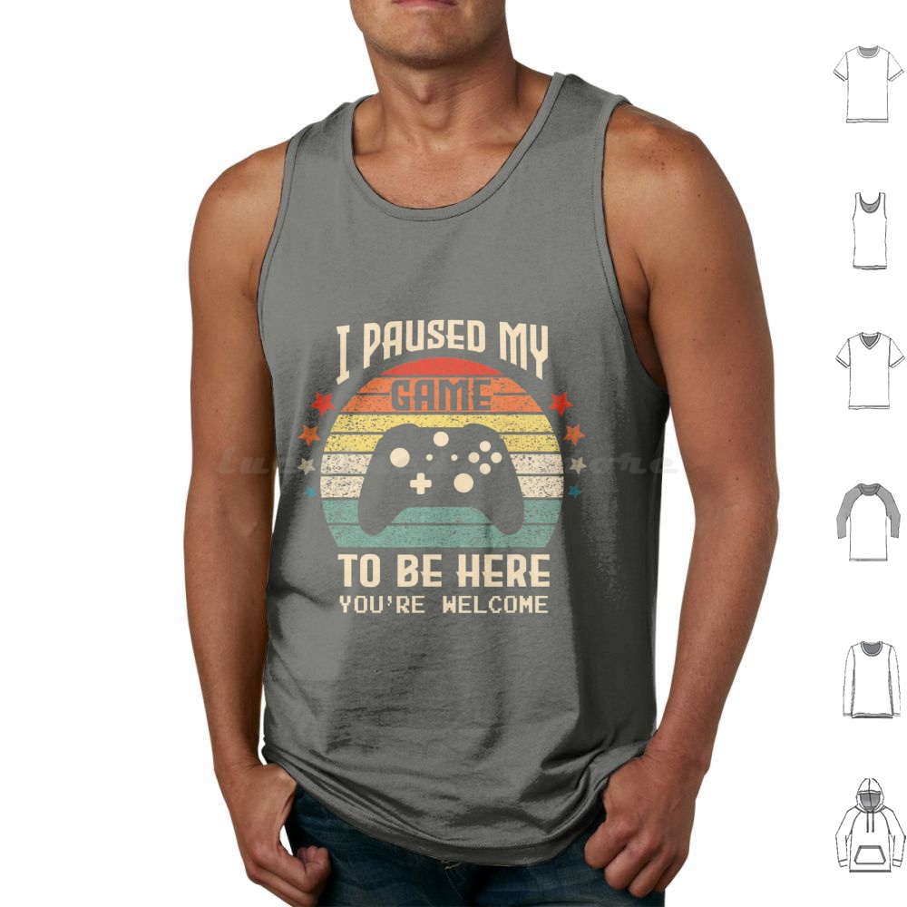 Retro Gaming Gifts For Men - Oyunumu Burada Olmak İçin Duraklattım Oyuncu