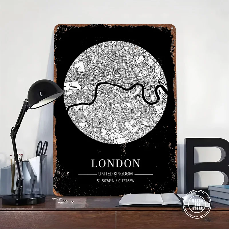 Londra Şehir Haritası Teneke L - Retro Gaming In London incelemesi ve fiyatı
