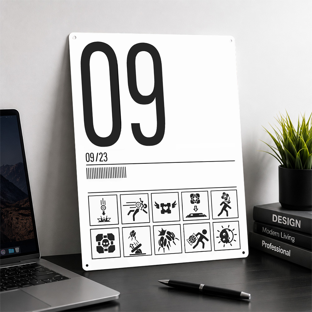 Portal 2 Başarı Rehberi Poster - Retro Gaming Guide incelemesi ve fiyatı