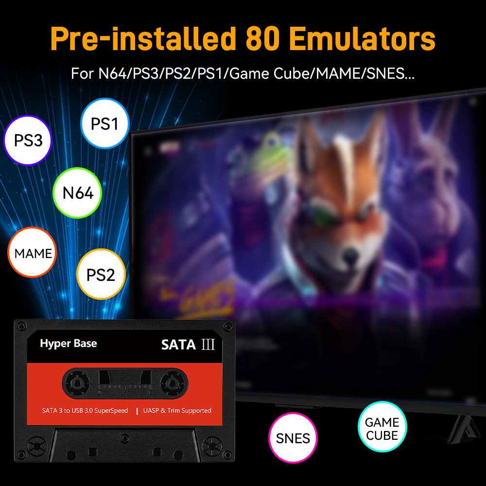 Batocera 500G/2T Emulator Oyun - Retro Gaming N64 incelemesi ve fiyatı