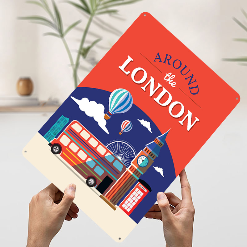 Londra Seyahat Metal Posteri Ö - Retro Gaming In London incelemesi ve fiyatı