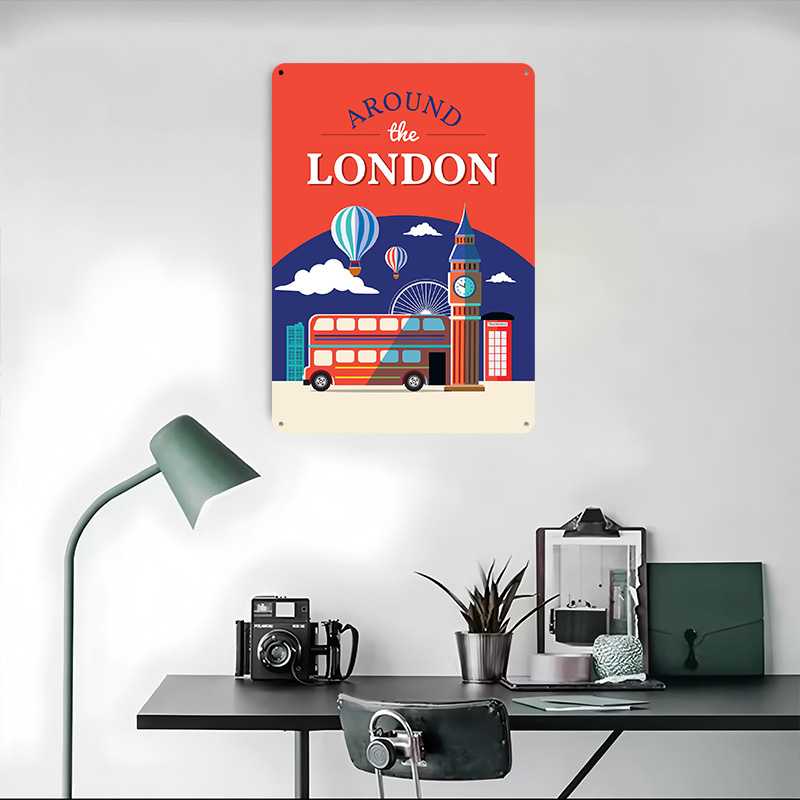Londra Seyahat Metal Posteri Ö - Retro Gaming In London incelemesi ve fiyatı