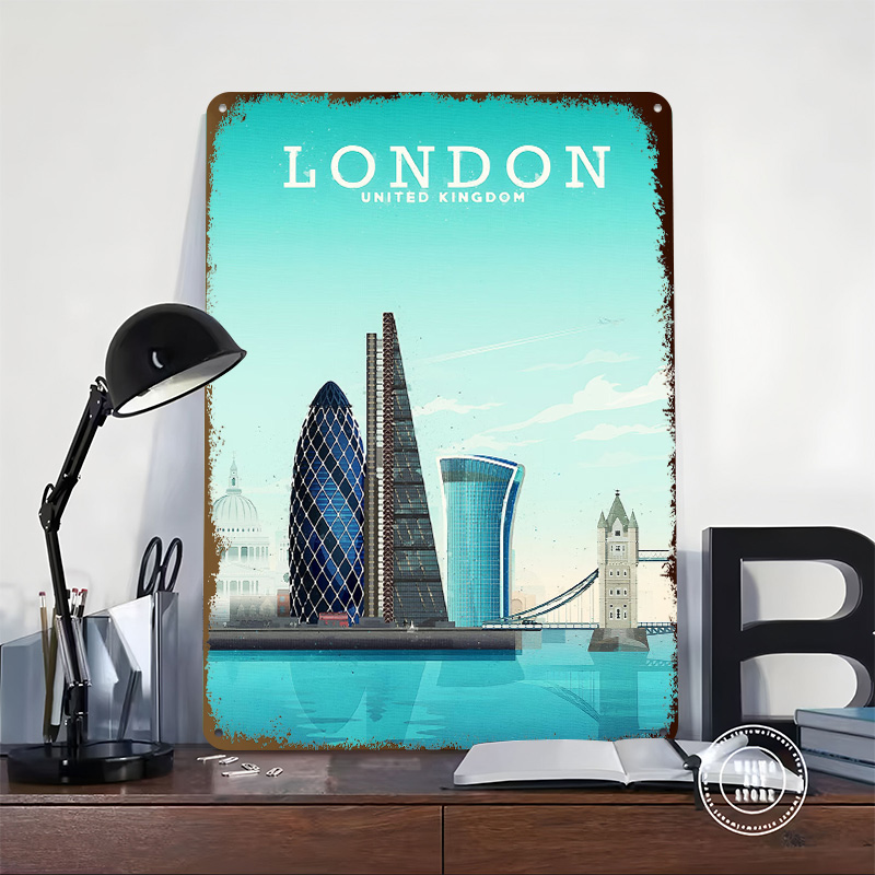 Londra Seyahat Metal Poster Öz - Retro Gaming In London incelemesi ve fiyatı