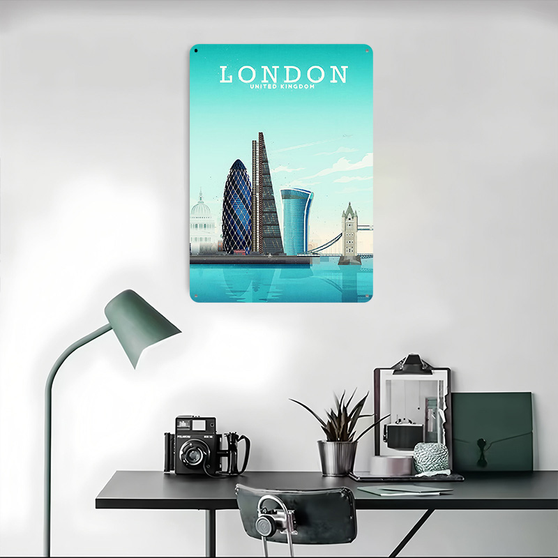 Londra Seyahat Metal Poster Öz - Retro Gaming In London incelemesi ve fiyatı
