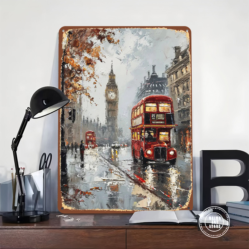 Londra Otobüsü Charm Metal Pos - Retro Gaming In London incelemesi ve fiyatı