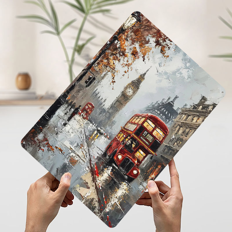 Londra Otobüsü Charm Metal Pos - Retro Gaming In London incelemesi ve fiyatı