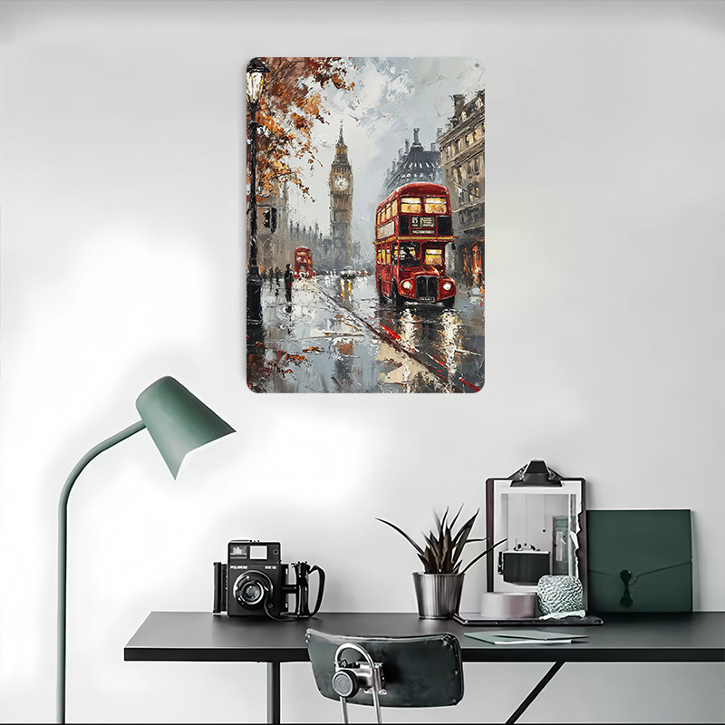 Londra Otobüsü Charm Metal Pos - Retro Gaming In London incelemesi ve fiyatı