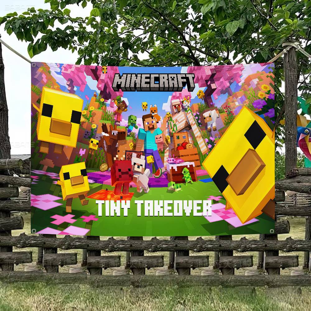 Retro Oyun M-Minecraft Renkli  - Retro Gaming Banner incelemesi ve fiyatı