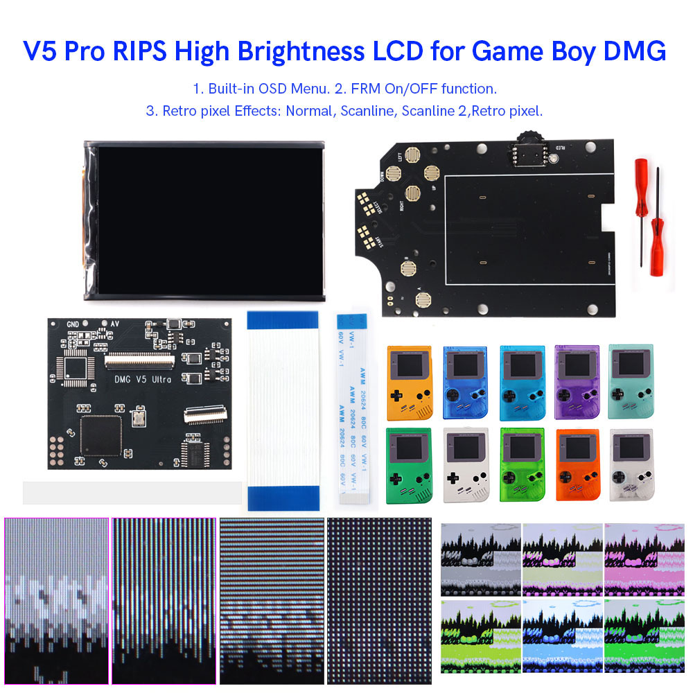 HISPEEDIDO GB Dmg V5 Pro 36 Re - Retro Gaming Gameboy incelemesi ve fiyatı