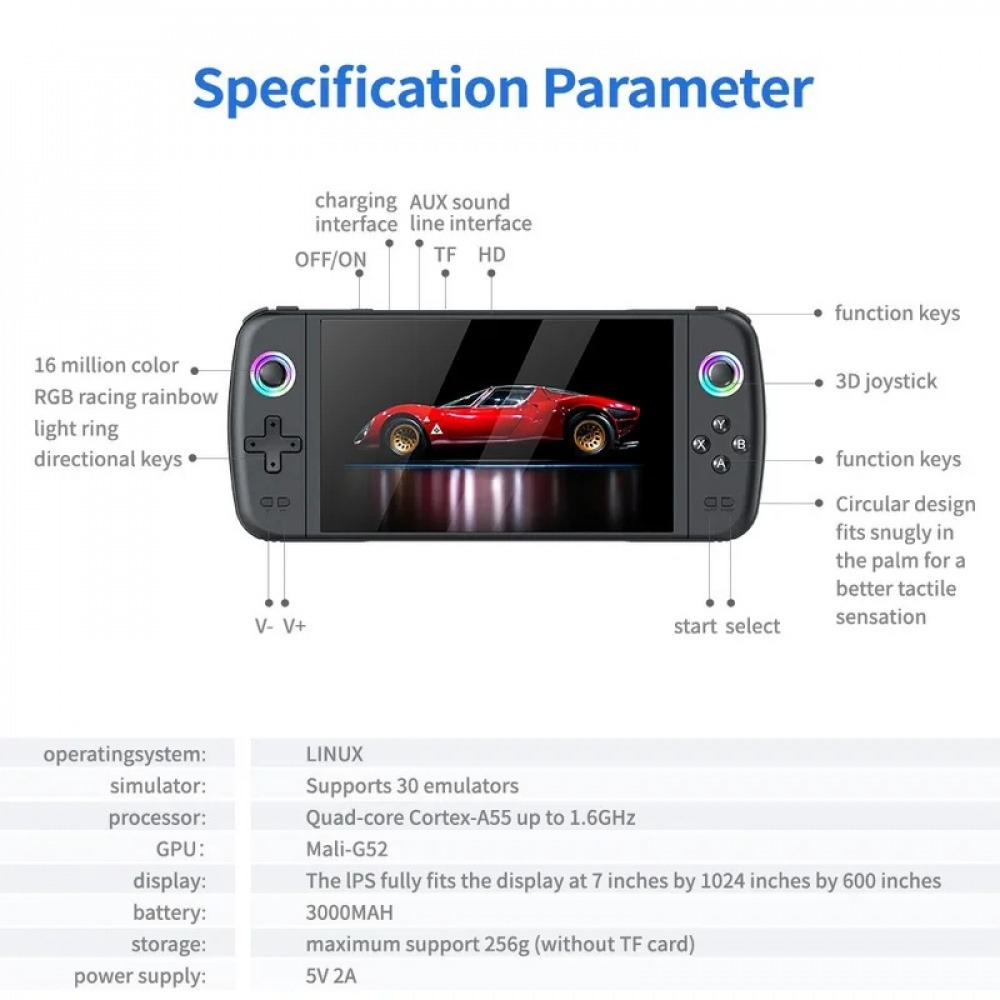 M27 7 İnç IPS Ekranlı El Oyun  - Retro Gaming Style incelemesi ve fiyatı