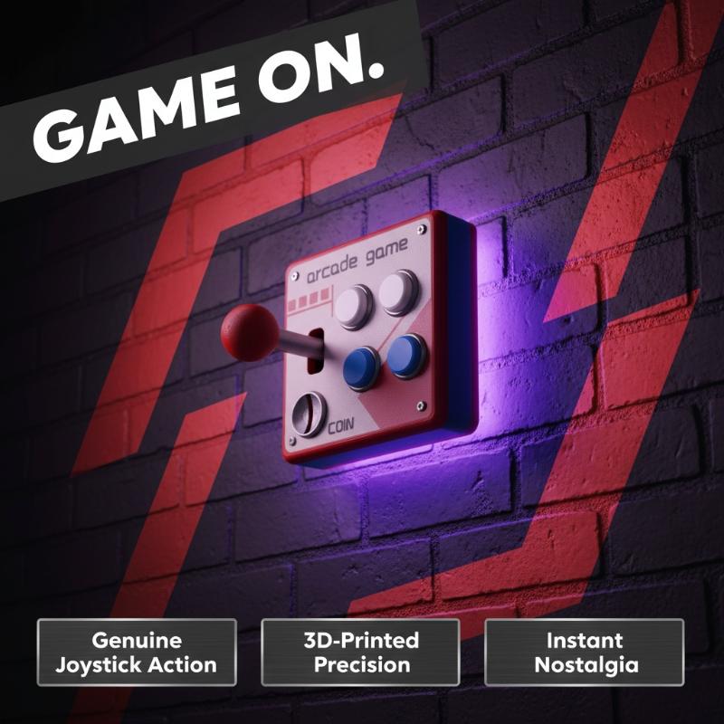Retro Arcade Oyun Düğmesi Anah - Retro Gaming Style incelemesi ve fiyatı