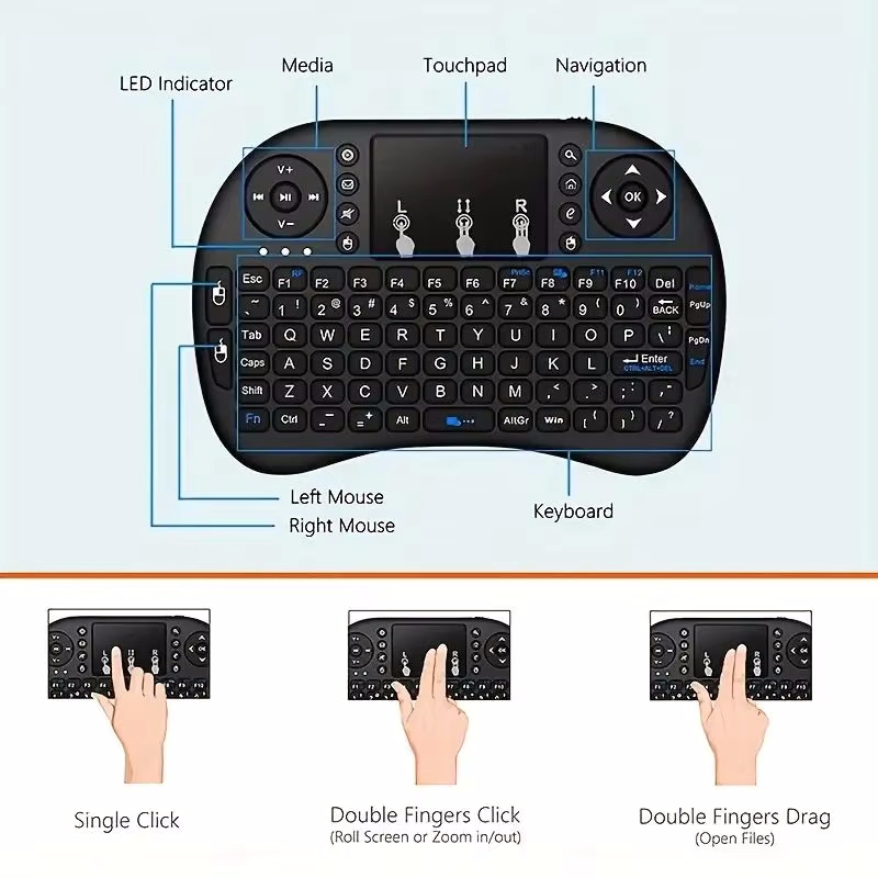 Kablosuz Klavye Air Mouse İspa - Retro Gaming Corps incelemesi ve fiyatı